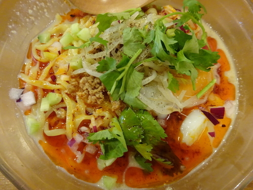 「冷やし担々麺　　850円」@鶏ポタラーメン THANK お茶の水の写真