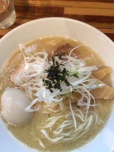 「味玉らーめん銀だら絞り」@鮮魚らーめん 五ノ神水産の写真