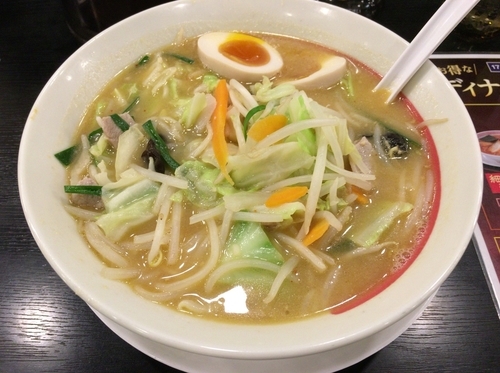 「味噌野菜ラーメン」@幸楽苑 ライフガーデンにらさき店の写真