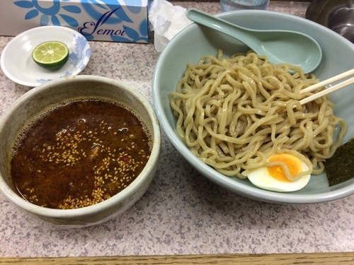 「極太つけめん赤」@勇成ラーメン 本店の写真
