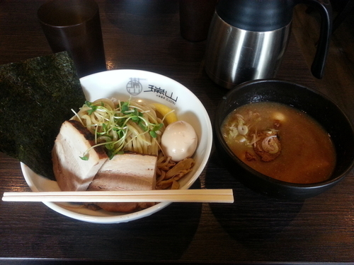 「特製つけそば(中盛り)」@中華蕎麦 瑞山（ZUIZAN）の写真