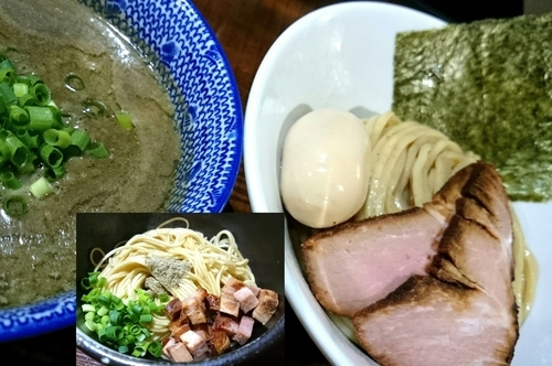 「濃厚煮干つけめん 800円＋むじゃ玉(70g) 、味玉」@ニボムジャキの写真