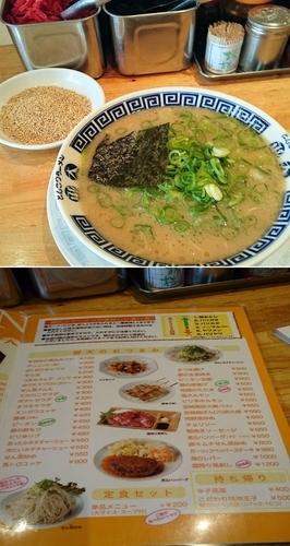 「GOMAラーメン」@御天 井草本店の写真