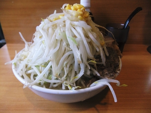 「プチ二郎（680円）」@ラーメン二郎 八王子野猿街道店2の写真