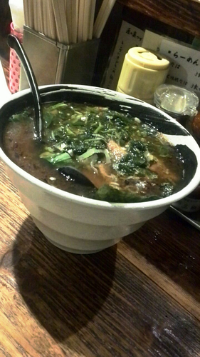 「醤そば～￥800(大盛無料)」@麺場 浜虎 横浜店の写真