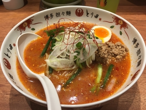「担々麺」@博多担々麺 とり田 KITTE博多店の写真