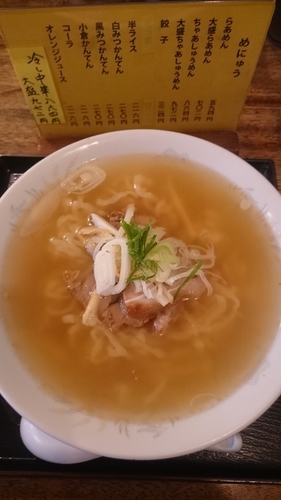 「らあめん 594円」@あじべの写真