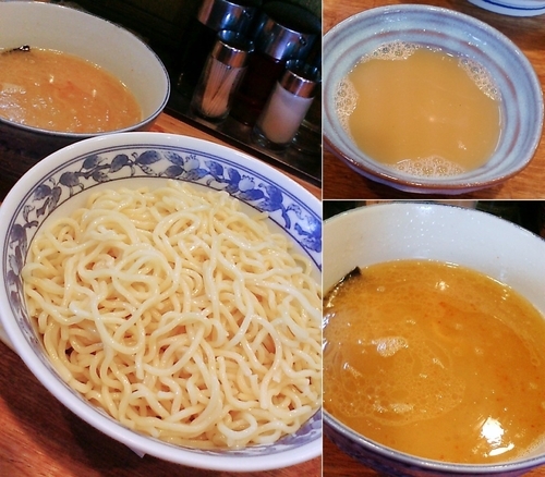 「特製もりそば 当時750円 + α」@必勝軒の写真