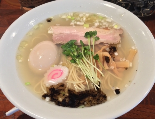 「味玉中華そば・塩（￥880）」@麺酒処 ふくろうの写真