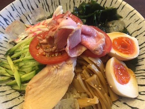 「（夏季限定）冷やし中華¥750」@麺匠えにしの写真
