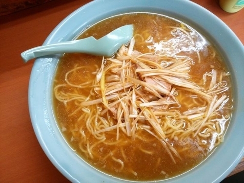 「ネギラーメン（中盛）」@ラーメンショップ 大杉店の写真
