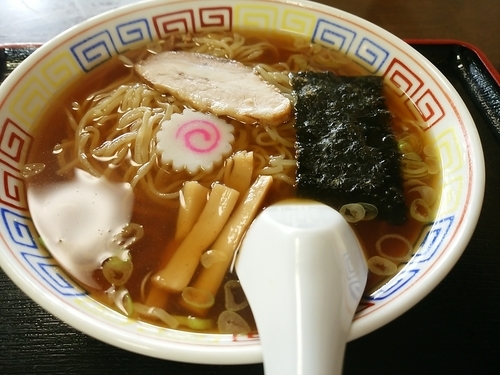 「ラーメン(並盛)500円」@高田食堂の写真