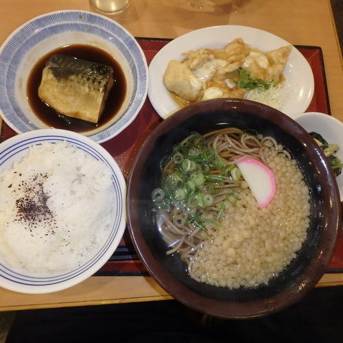 「かけそば(216円)他」@高陽食堂の写真