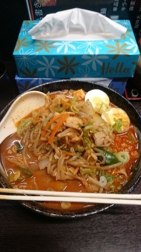 「五目味噌タンメン￥950」@元祖旨辛系タンメン 荒木屋の写真