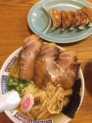 「支那そばチャーシュー２枚メンマトッピング」@支那そば・横浜タンメン 阿波家の写真