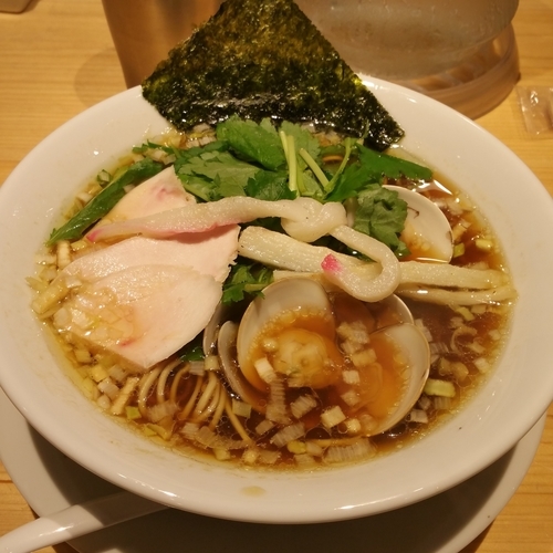 「蛤ＳＯＢＡ(９８０円)」@Ginza Noodles むぎとオリーブの写真