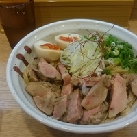 煮玉子 魚介まぜそば