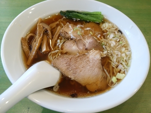 「焼豚そば醤油」@インディアン 池上店の写真