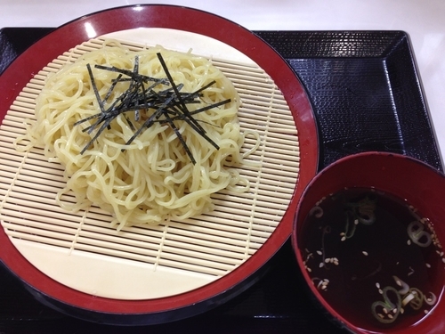 「ざるラーメン＋餃子（3ケ）」@餃子の王将 十条店の写真