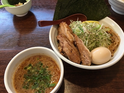 「肉汁鰹つけ麺 特製 1180円 並」@麺 虎テツ 聖跡桜ヶ丘店の写真