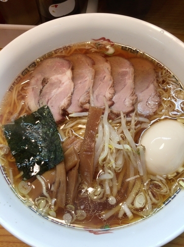 「チャーシュー麺・味玉」@めん◯の写真