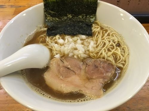 「煮干しそば 800円」@煮干しそば 暁の写真