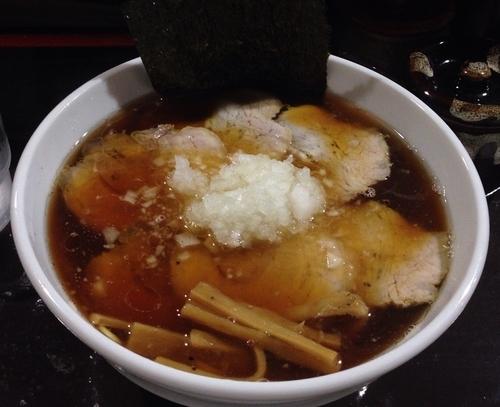 「バラチャーシューメン大盛(800円＋100円)」@中華そば 弥栄の写真