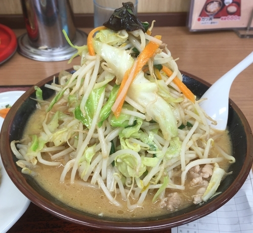 「炒飯セット＋味噌タンメンに変更（￥810＋￥194）」@らーめん まるともの写真