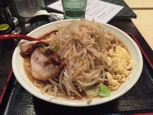 「竹次郎 大盛り カラメ全部増し」@麺酒場かぐやの写真