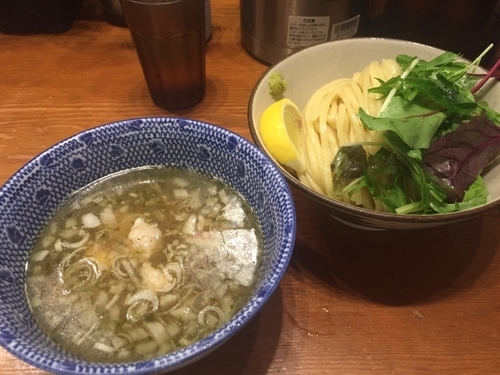「淡麗塩つけ麺」@麺や百日紅の写真