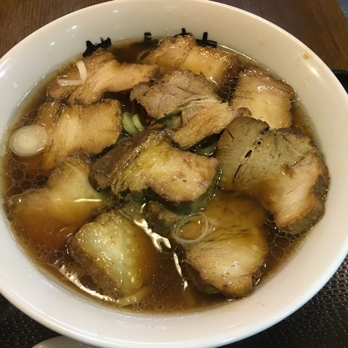 「チャーシュー麺」@会津喜多方ラーメン 蔵太鼓 茨城麻生店の写真