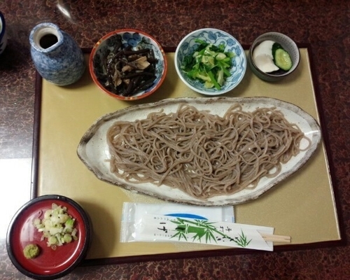 「もりそば750円麺パス仕様540円」@いきいき手打そば しげの写真