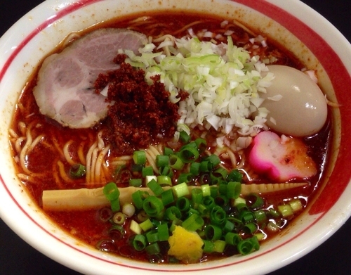 「旨辛らーめん（大辛）　850円」@自家製麺SHINの写真