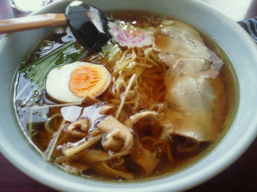 「正油らぁーめん 600円」@びっくりラーメン 喜乃屋の写真