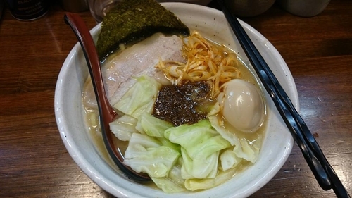 「熟成醤油ラーメン」@『   』（無銘）の写真