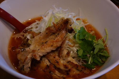 「トマトらーめん紅（冷やし）」@麺屋 紅の写真