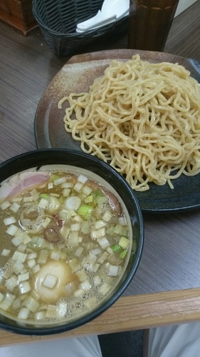 「煮玉子つけそば   ９００円」@頓知房の写真