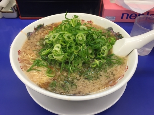 「ラーメン大盛り麺かためネギ多め」@来来亭 富山稲荷店の写真