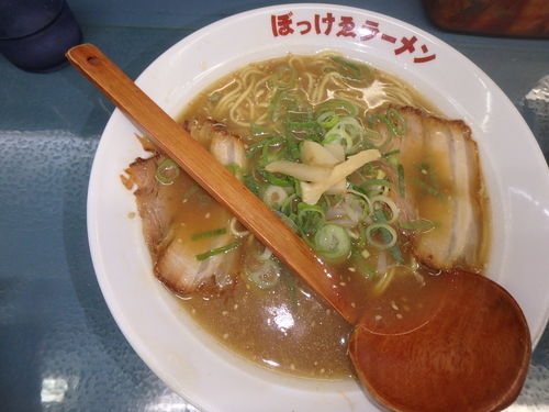 「ぼっけゑらーめん(680円)、唐揚げ(4ケ)(250円)他」@ぼっけゑラーメンの写真