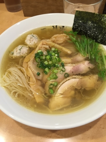 「シャモそばプロト 700円」@こいけ屋の写真