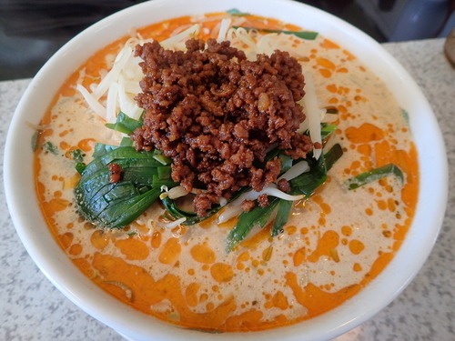 「タンタンメン」@中国料理 珍満賓館の写真