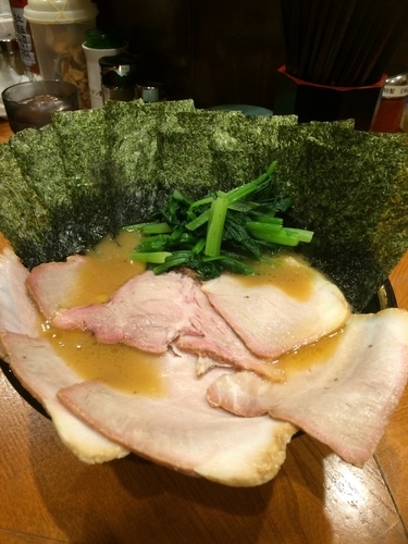 「チャーシューメン、チャーシュー、海苔増し」@末廣家の写真