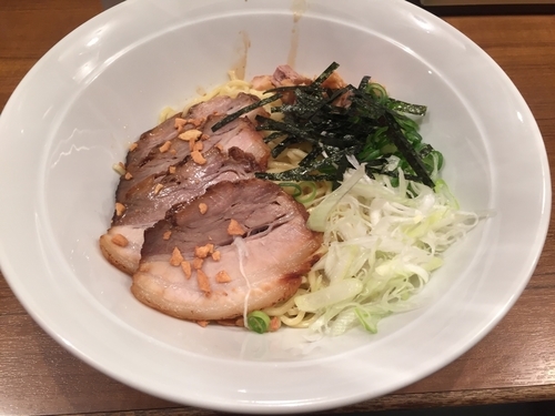 「肉そば(大盛) 690円」@油そば専門店 油やの写真