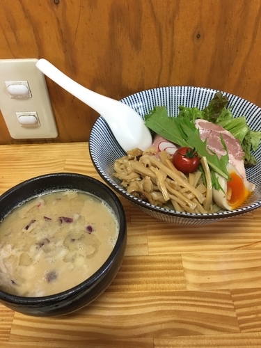 「昼15食限定 ほたてつけそば 950円」@中華そば よしかわの写真