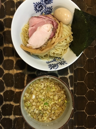 「【限定】 生醤油つけ蕎麦(生醤油+大山鶏醤油)」@特級鶏蕎麦 龍介の写真