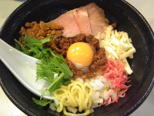 「【限定】スパイシーカレー油そば（並；200g）￥780」@麺屋 扇 SENの写真