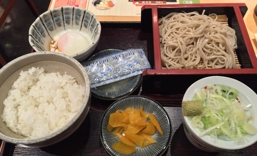 「そば定食（￥500）」@いろり庵 上野店の写真