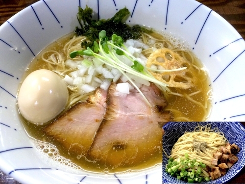 「芳醇煮干そば（750円）＋むじゃ玉＋味玉」@ニボムジャキの写真