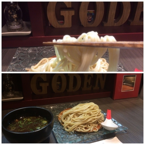 「ざるつけ麺 820円＋水餃子」@柳麺 呉田-goden-の写真