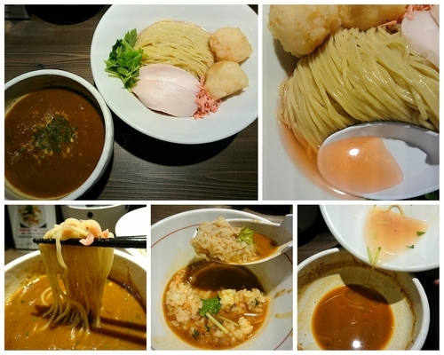 「【火曜限定】エビ細つけ麺＋エビ団子 他」@つけ麺 一燈の写真